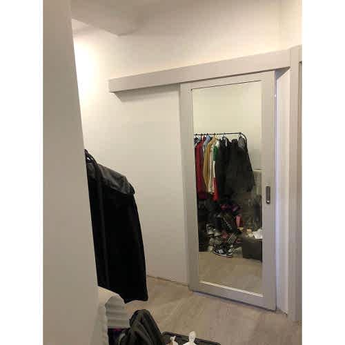 Дверь межкомнатная ТУРИН 501.1 зеркало, экошпон (глухая)